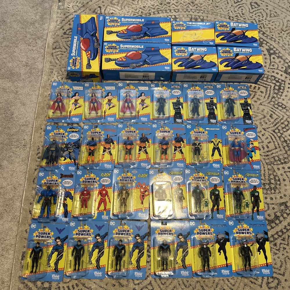 McFarlane DC Super Powers of 31 Wonder Woman Batman Nightwing Flash Series 1&2