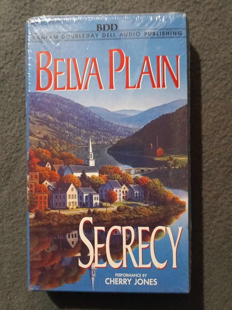 Belva Plain - Secrecy Audio Cassette Book BDD Audio Publishing 4 Cassettes