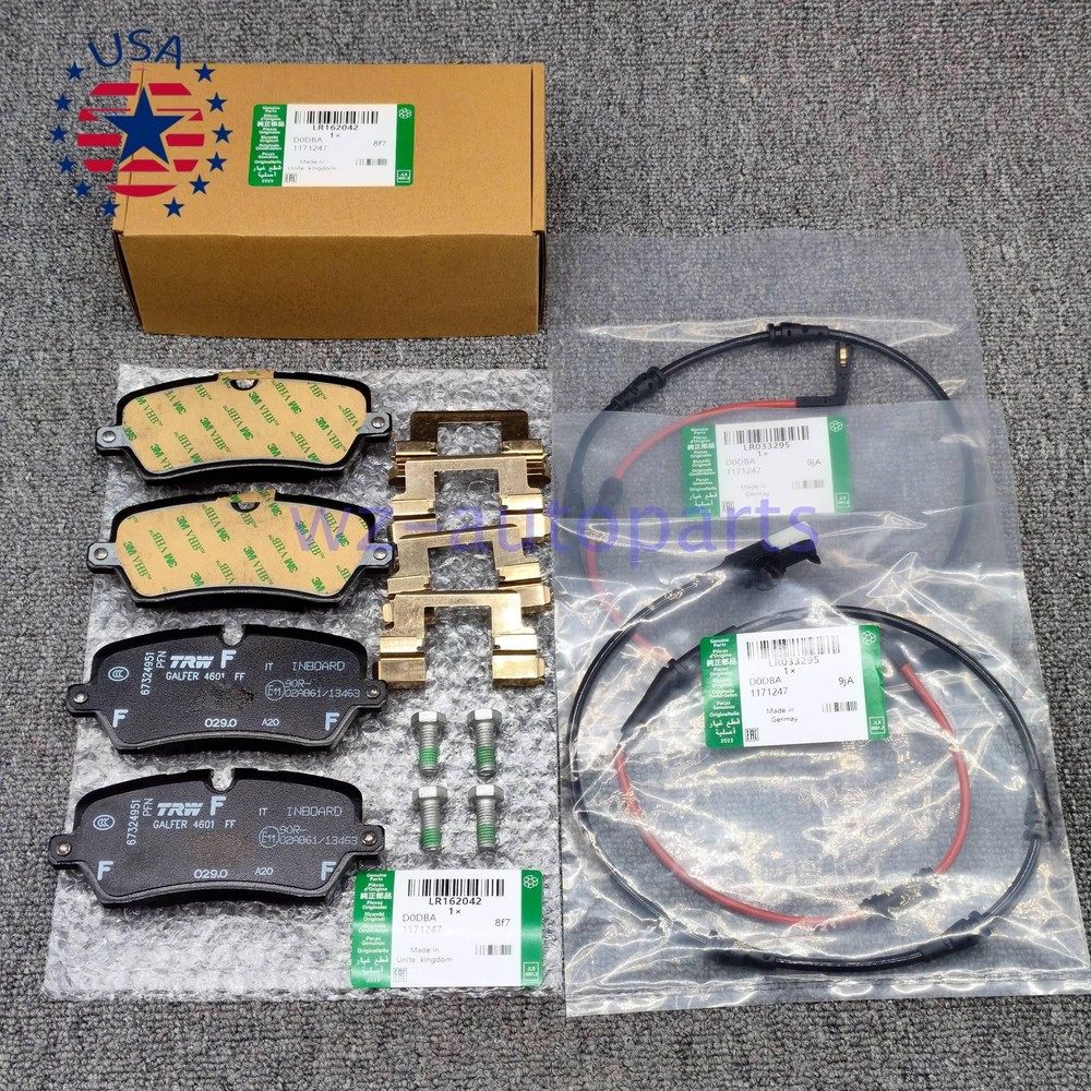 New Rear Brake Pad Set w/Sensor For LR Range Rover Sport Discovery LR162042