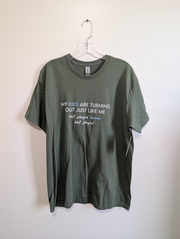 NWT Men's Size Large Dad Joke Funny Graphic Tee T-shirt Short Sleeve