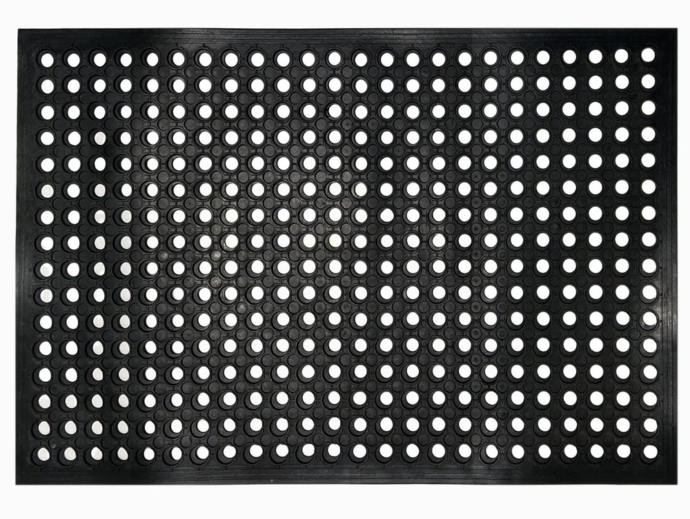 Anti Fatigue Rubber Floor Mats, 24 x 36 Inch Non-Slip Restaurant Mat Door Mat...