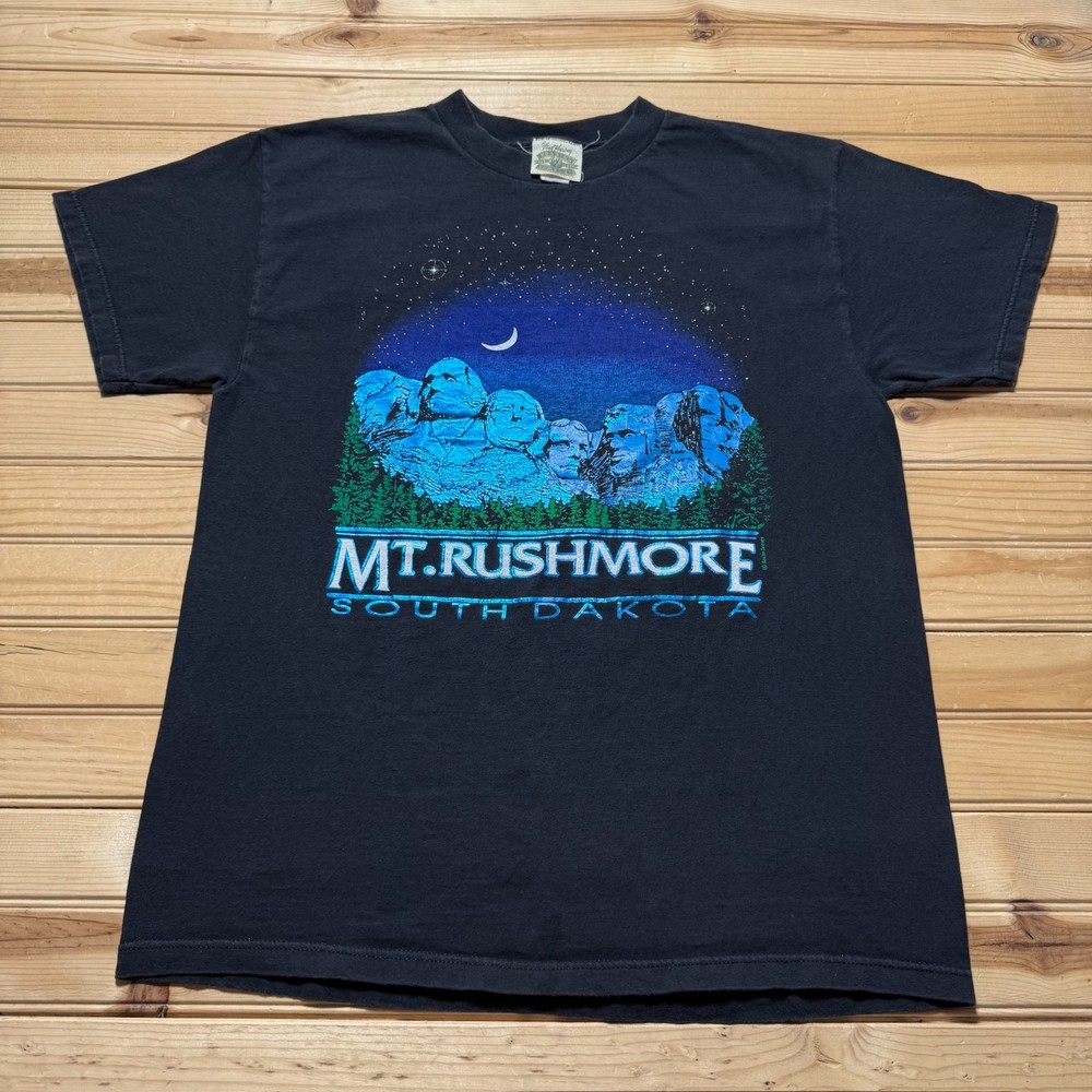 Vintage 90s Mt Rushmore National Memorial South Dakota Souvenir T-Shirt - Large