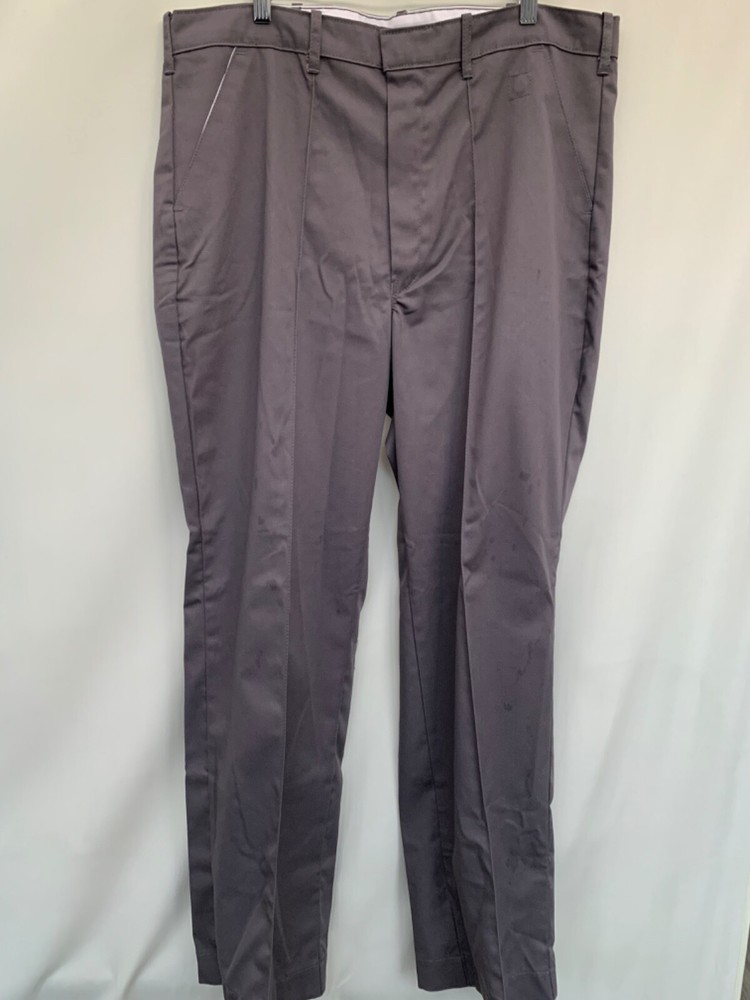 King Cobra Men's Grey Work Trousers W34 L31 Polyester Blend