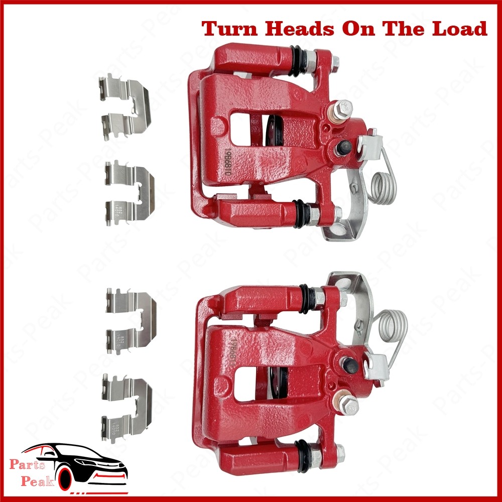 S6810 New Rear Brake Calipers w/ Bracket Pair 2 For 2012--2017 Kia Rio 1.6L
