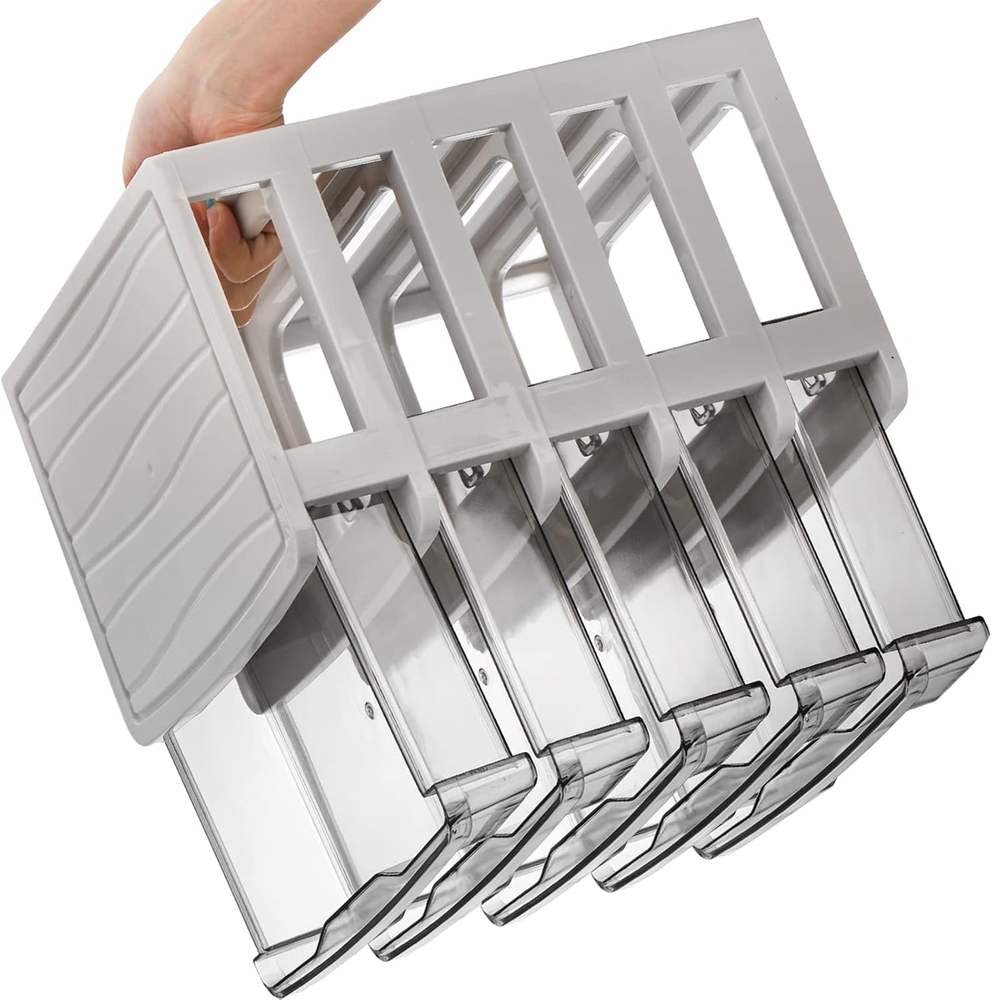 Small Plastic Storage Bin with Drawers - Compact Organizer Container