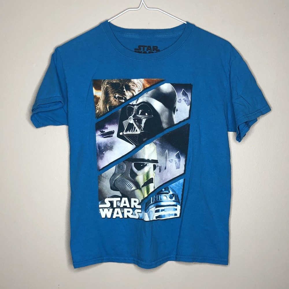 Star Wars Chewbacca R2D2 Storm Trooper Darth Vader Boy’s Size L READ