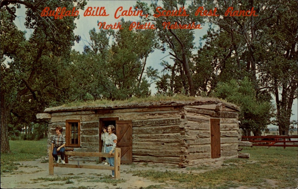 Nebraska North Platte Buffalo Bill's Scouts Rest Ranch ~ postcard sku677