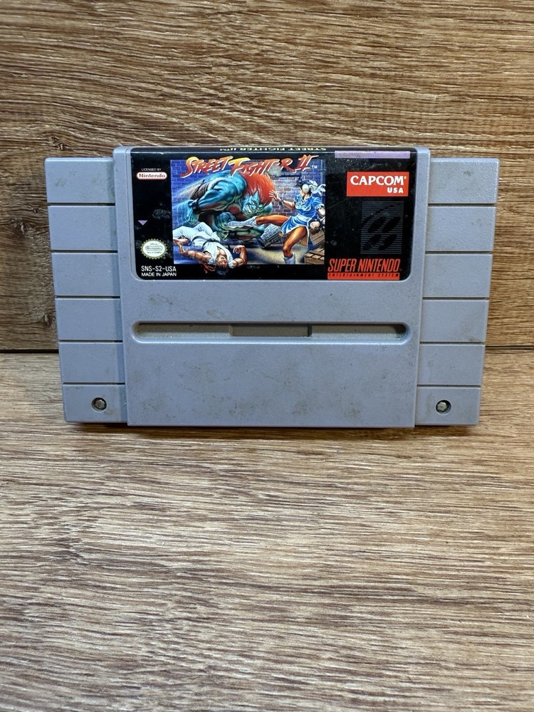 Untested-Street Fighter II Capcom Authentic Super Nintendo SNES