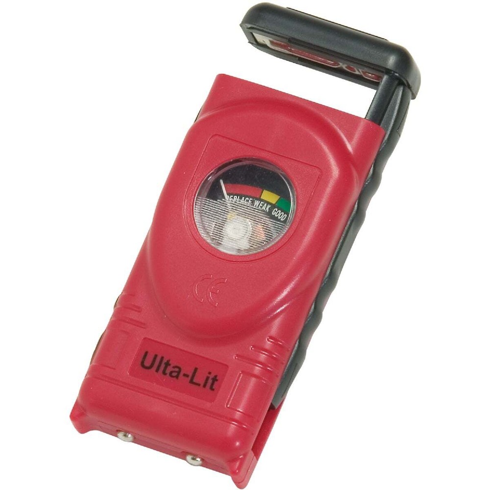 Ulta Lit 9 V. Battery Tester 5001 Ulta Lit 5001 784642050011