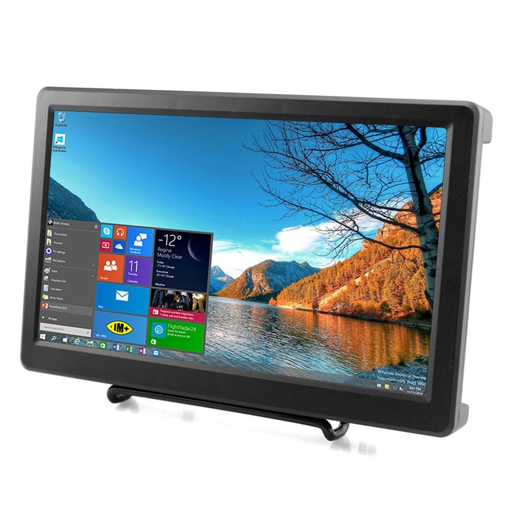 Portable Monitor 10.1 Inch Screen IPS Monitor 1920x1080P with HD VGA Port Bui...