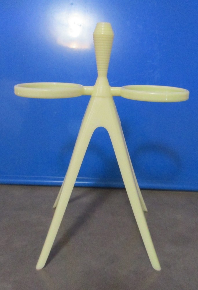 Vintage Tupperware Salt & Pepper Shaker + Toothpick Stand Holder Rack - MCM