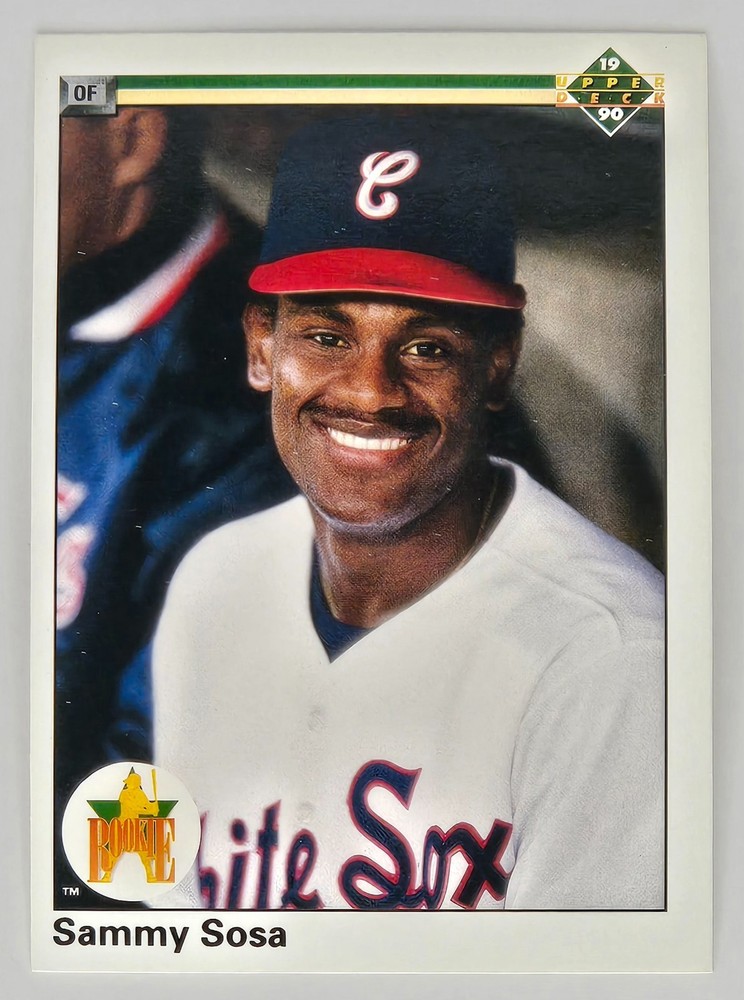 1990 Upper Deck Sammy Sosa Rookie Card Chicago White Sox #17