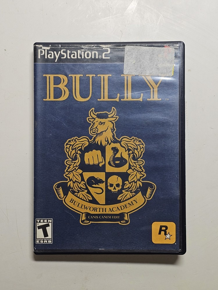 Bully PS2 CIB (Sony PlayStation 2, 2006) Original Box, Black Label, Tested