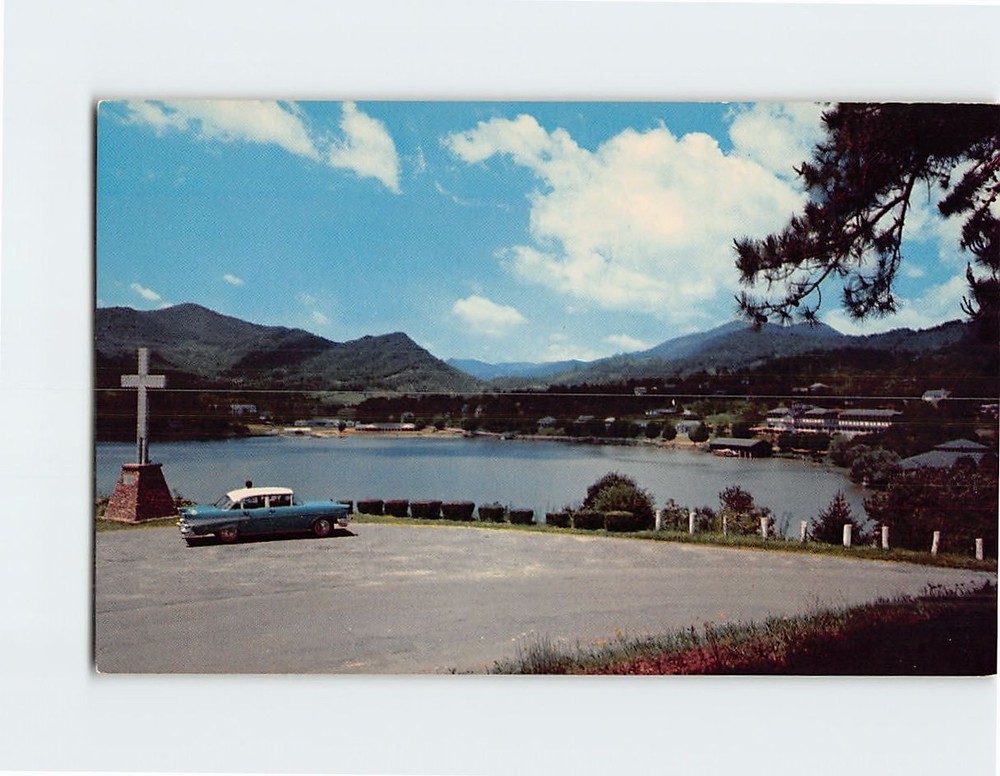 Postcard Lake Junaluska North Carolina USA