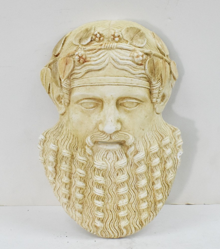 Dionysus small Mask God of Wine Ritual Madness ecstasy - First Theatre of World