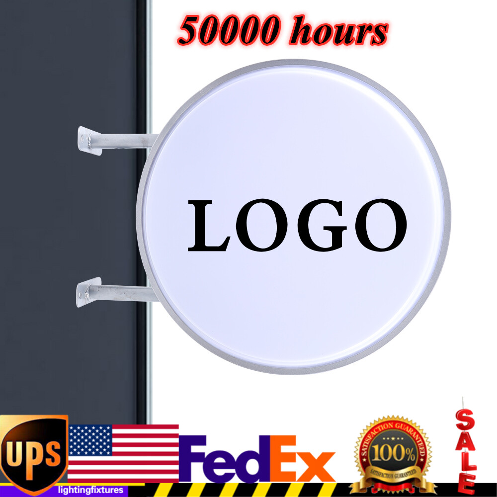 20 Inch Double-Sided Round LED Light Box for Outdoor Advertising with Projecting Illumination