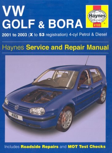 VW Golf and Bora 4-cyl Petrol and Diesel Service and Repair Manual: 2001-2003 (