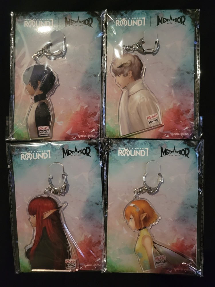 Round 1 Exclusive Metaphor:Refantazio Keychain Set Of 4