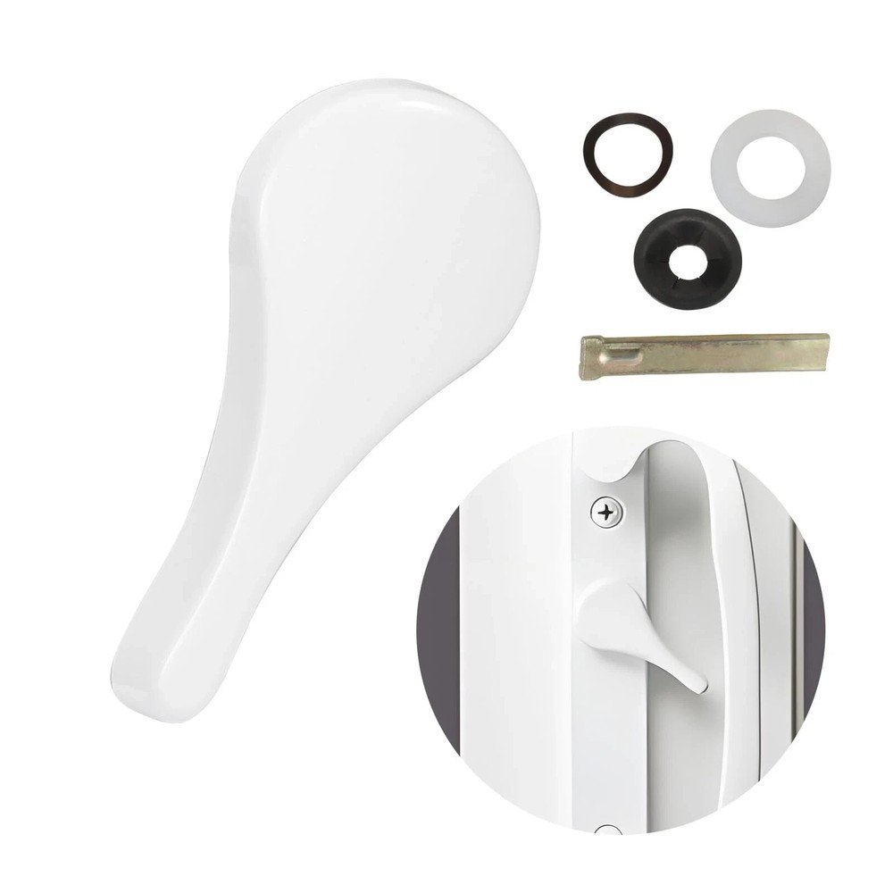 Metal Sliding Door Latch Lever, Replacement Parts for Jeld Wen Sliding Door H...