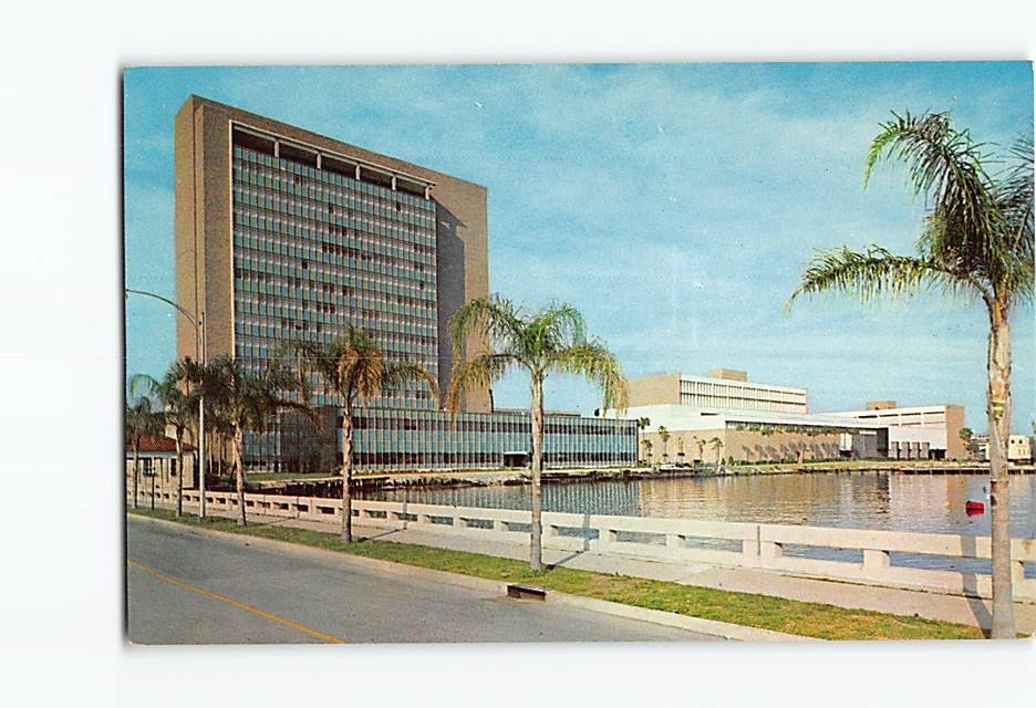 Postcard City Hall and Duval County Court House Jacksonville Florida USA