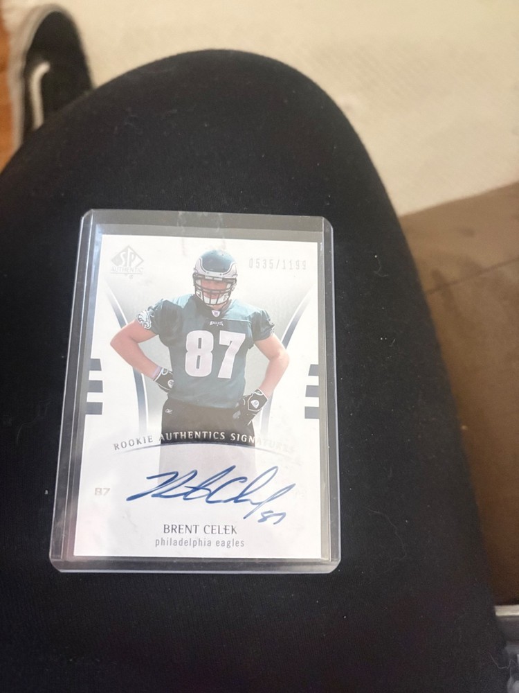 2007 SP Authentic Rookie Authentic Signatures Brent Celek #205
