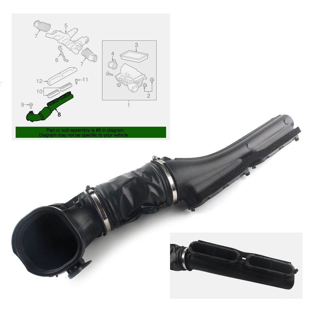 For 2014-2022 land range rover sport Front Left Air Intake Hose Duct # LR049314