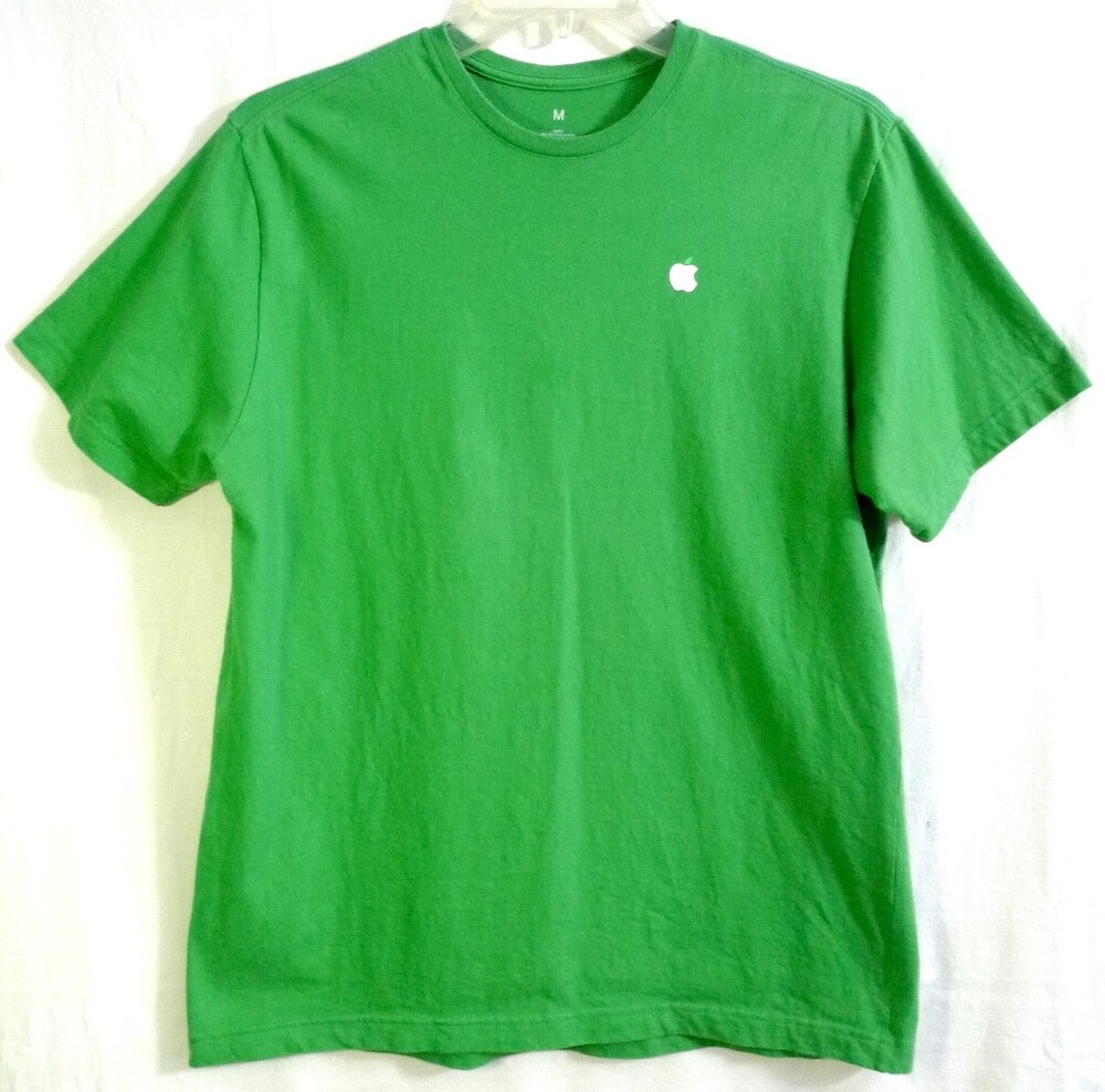 Apple Store Green Employee T-Shirt size Medium