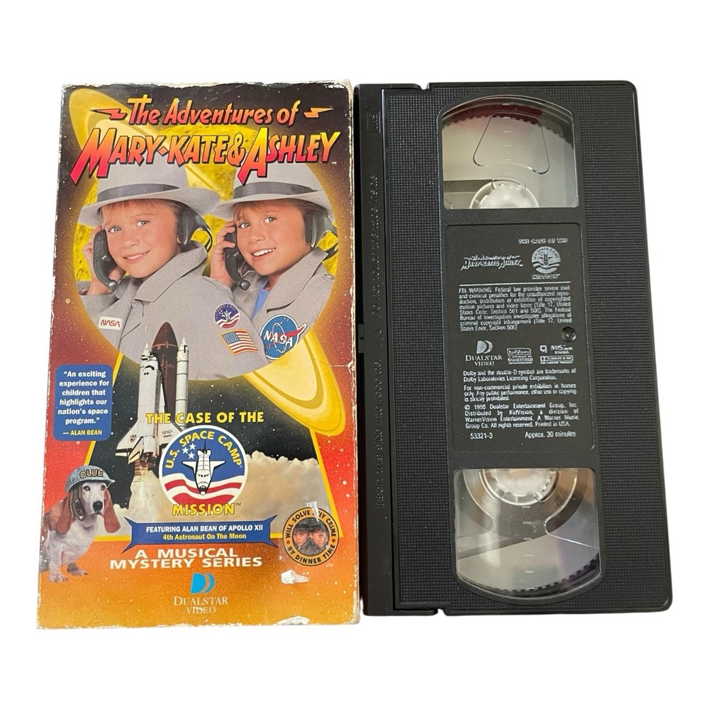 Adventures of Mary Kate Ashley The Case of the US Space Camp Mission VHS
