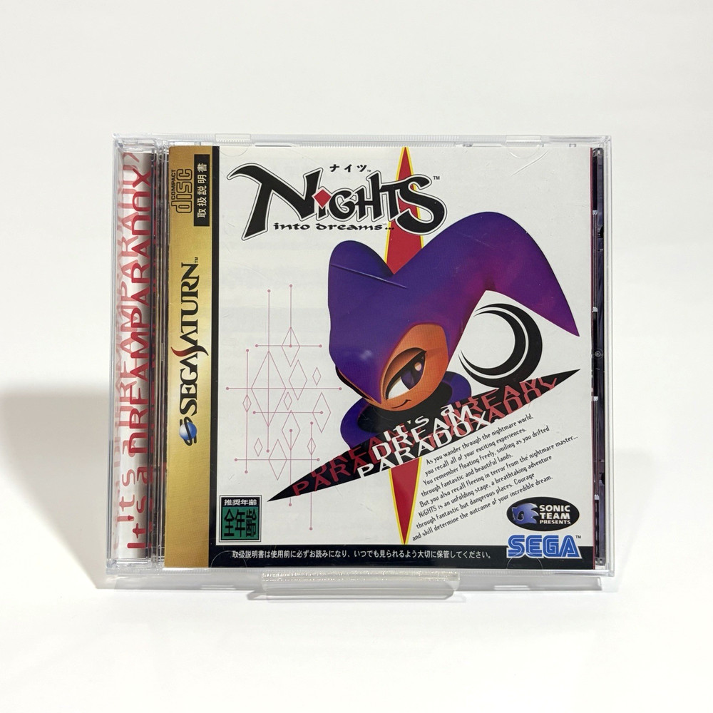 Nights Into Dreams Sega Saturn 1996 W/ Manual GS-9046 NTSC-J FREE SHIP