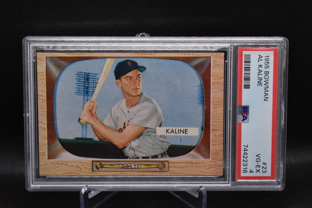 1955 Bowman Al Kaline PSA 4 #23 Detroit Tigers