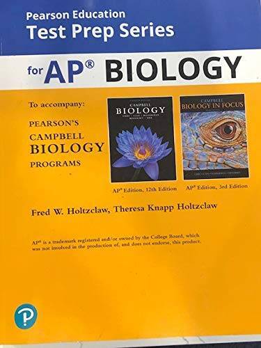 Test Prep Series AP Biology for Cambell Biology 12th editionAP - VERY GOOD