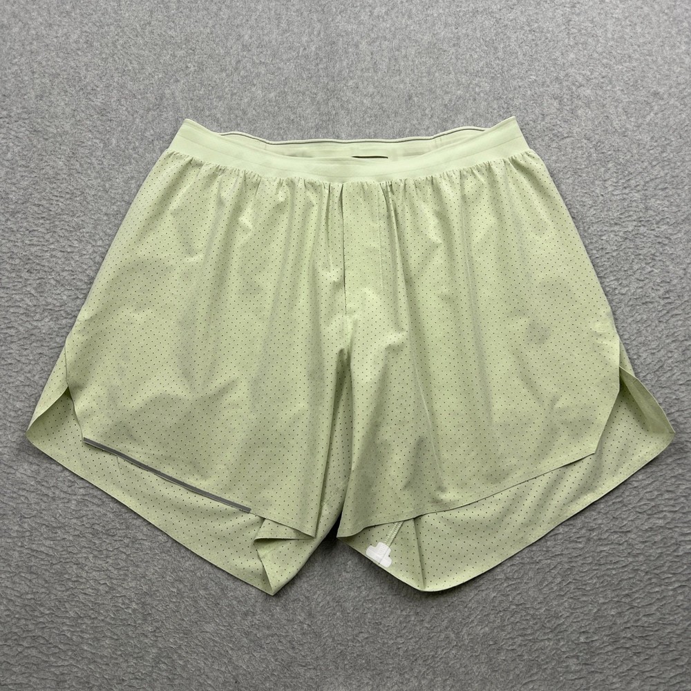Lululemon Fast & Free Lined Short Mens Large Green 6
