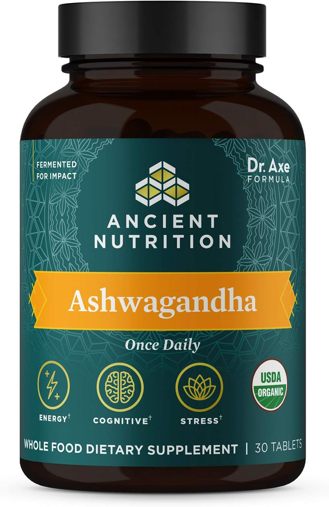 Ashwagandha Tablets by , Stress Relief, Supports Energy, Mental Clarity and Conc