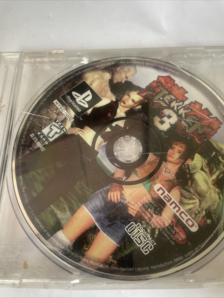 Tekken 3 - Black Label (Sony PlayStation 1 PS1) Disc Only