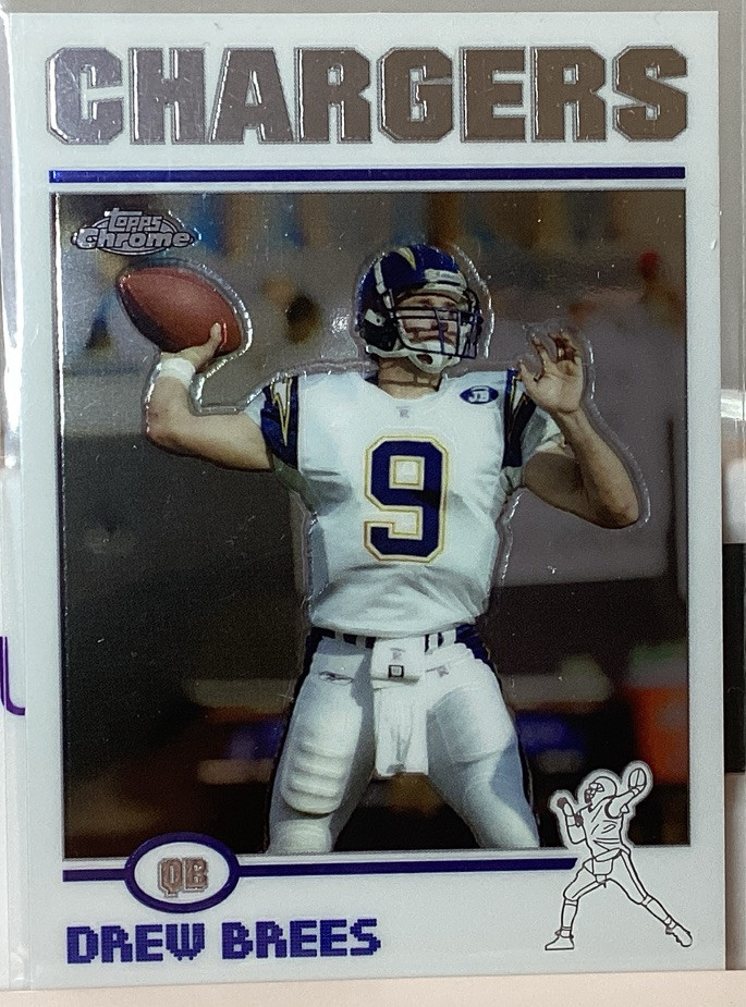 2004 Topps Chrome Refractors #83 Drew Brees San Diego Chargers  QB