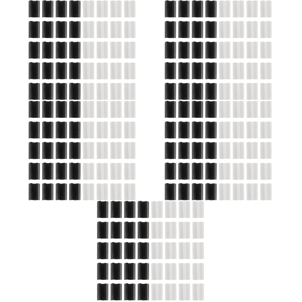 5 Pieces Assorted Shape Furniture Protectors Floor Mat Chair Leg Caps