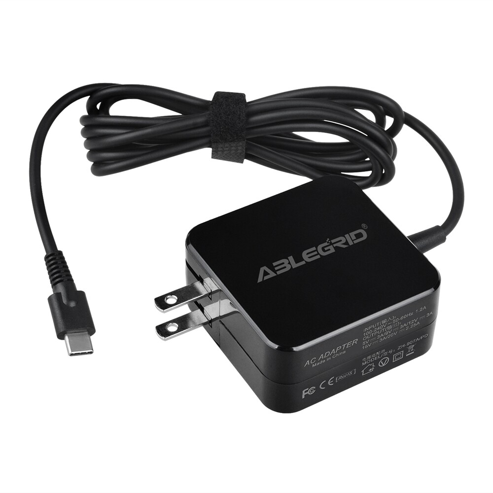 45W AC Adapter USB-C Charger For Lenovo Chromebook C330 C630 Ideapad S330 D330