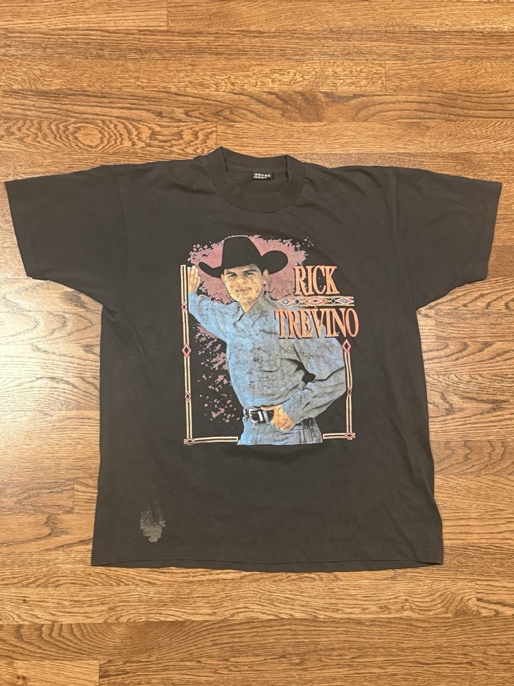 Vintage 1994 Rick Treviño Tour T-Shirt Black Fruit of the Loom Best USA XL