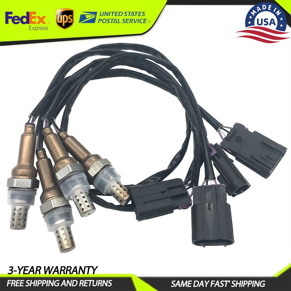 4Pcs Up&Downstream Oxygen O2 Sensor For Hyundai Azera 2006-2011 Sonata 2006-2010