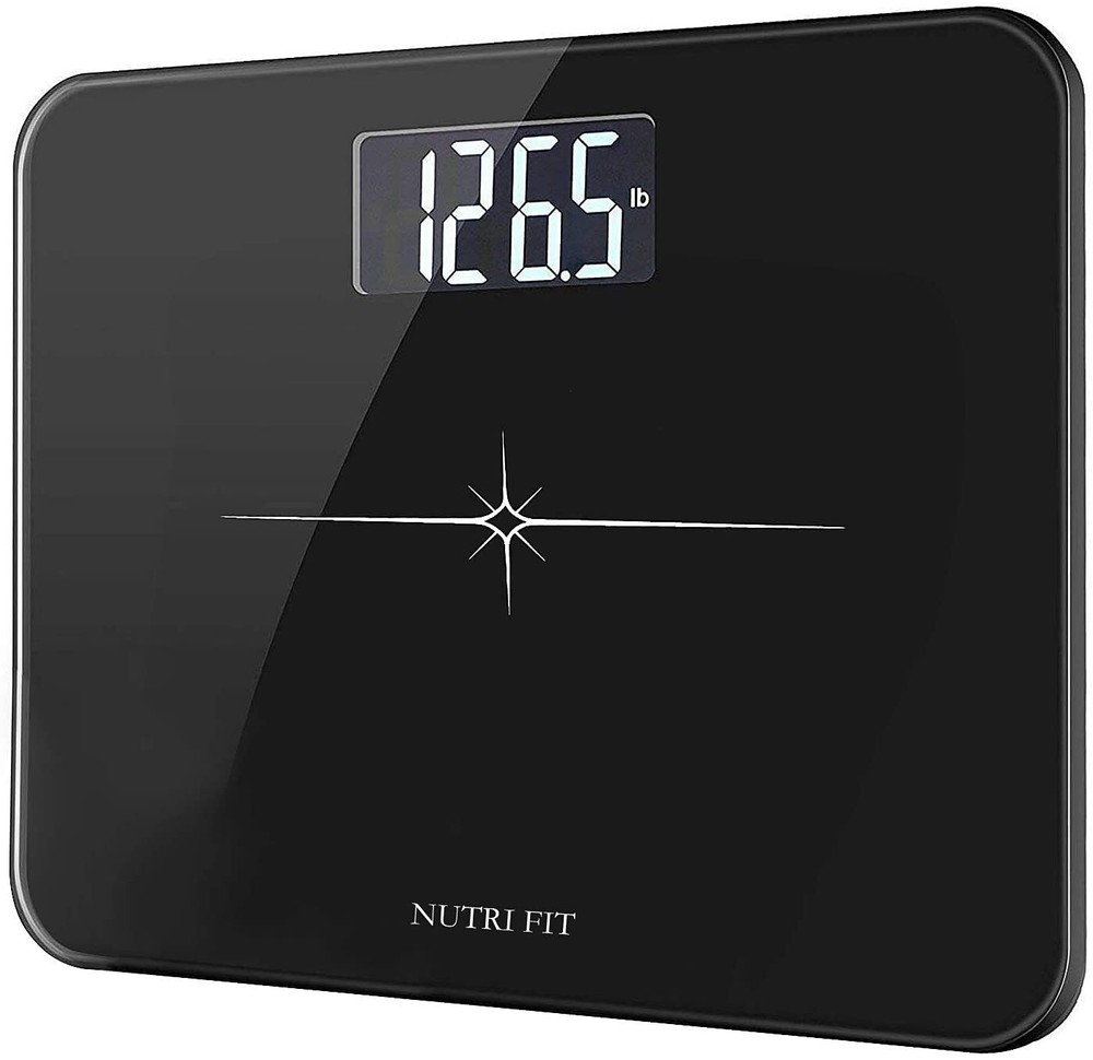 Extra-Wide/Ultra-Thick Digital Body Weight Bathroom Scale with 3 Inch Large E...