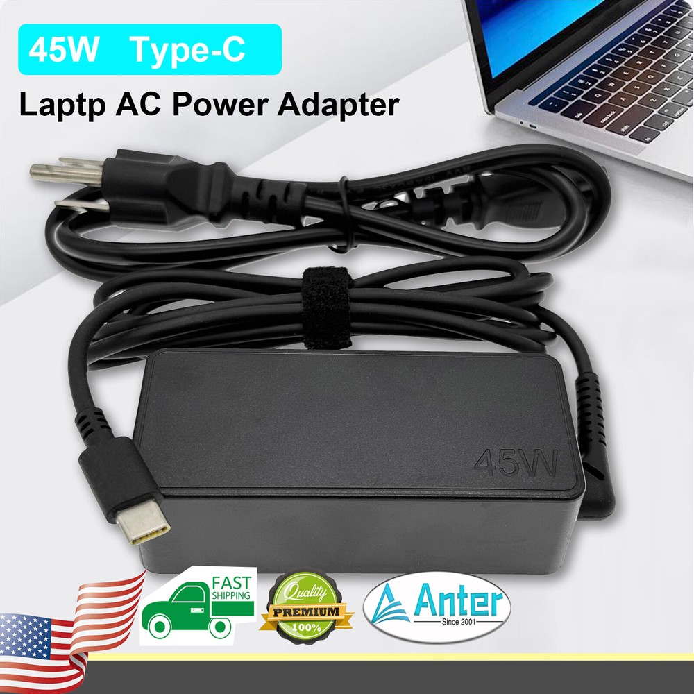 USB Type AC Adapter Charger For Dell Chromebook 3100 3500 3400 3300 5190 2-in-1