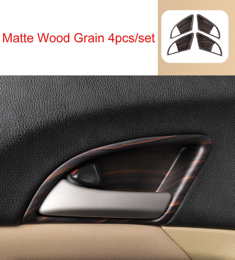 For Honda Accord Crosstour 2008-2012 Peach Wood Grain Inner Door Bowl Cup Trims