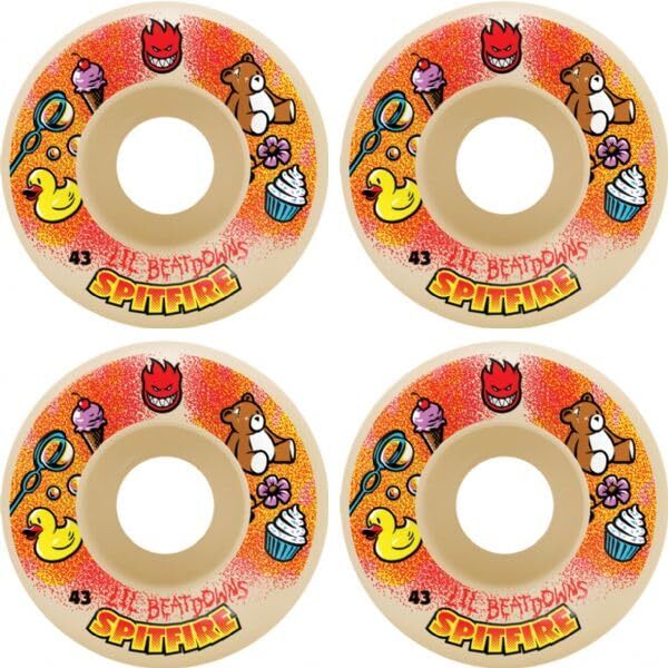 Spitfire Wheels Formula Four Classics Lil Beatdown Natural 43mm 99a (Set of 4)