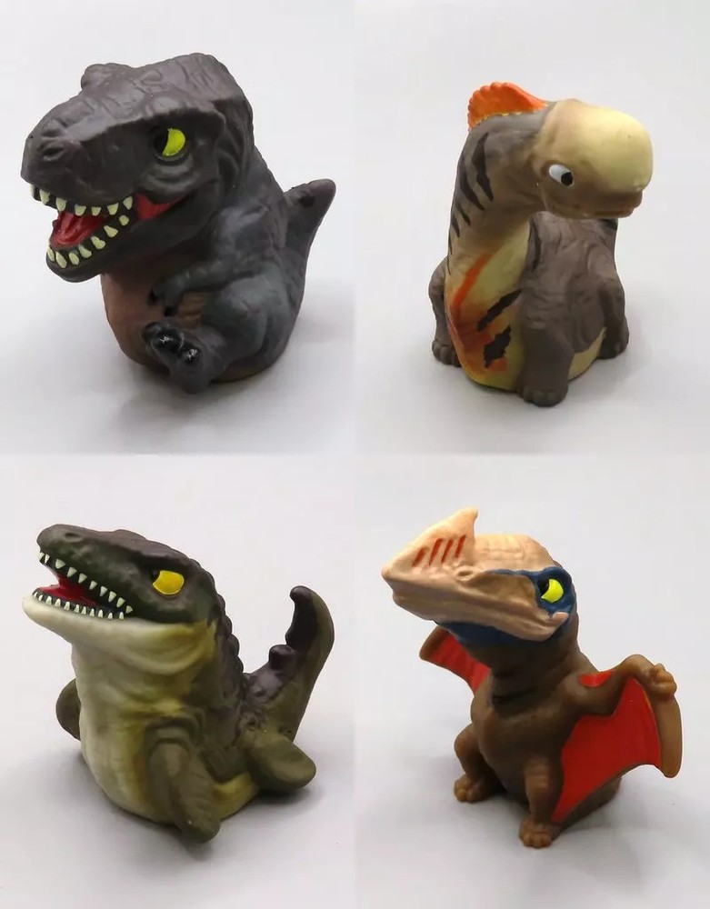 Jurassic World All 4 Types Soft Vinyl Mini Figure Set