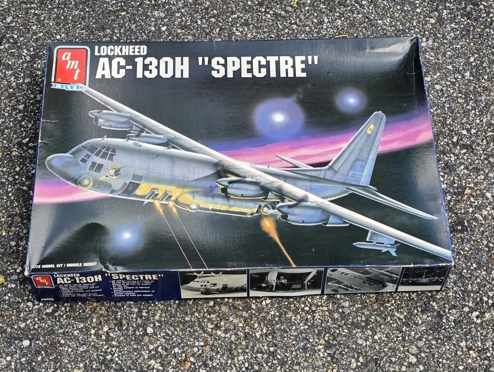 Vintage Amt Lockheed Ac 130H Spectre