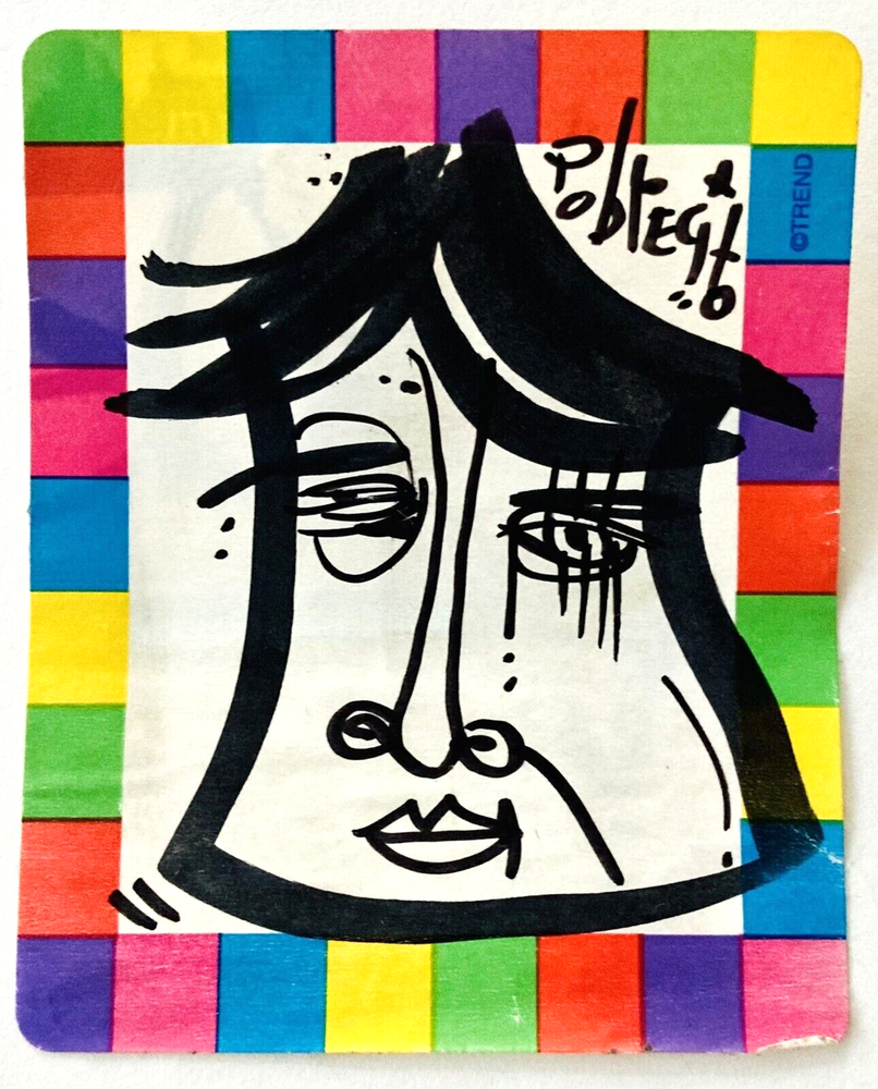 Oakland Abstract Street Art Urban Graffiti Face Drawing City Picasso Style Tag-image