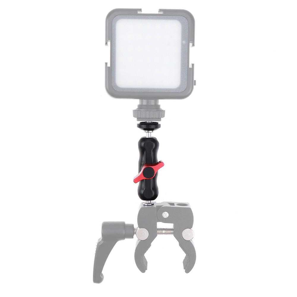 Double Ball Head Mount Adapter Magic Arm 1/4