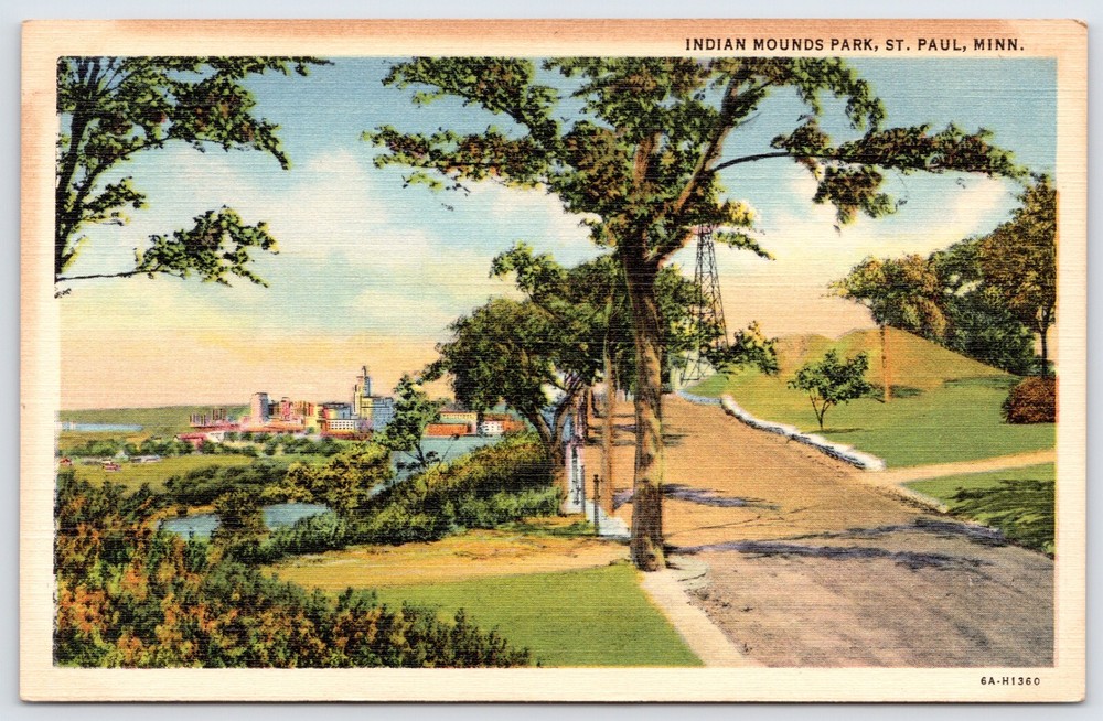 Postcard Indian Mounds Park, St. Paul Minnesota Unposted