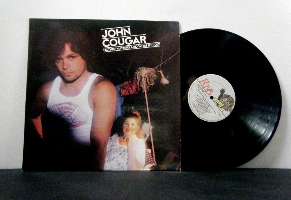 JOHN COUGAR MELLENCAMP LP Nothin matters and what if it did 1980 Riva  vinyl