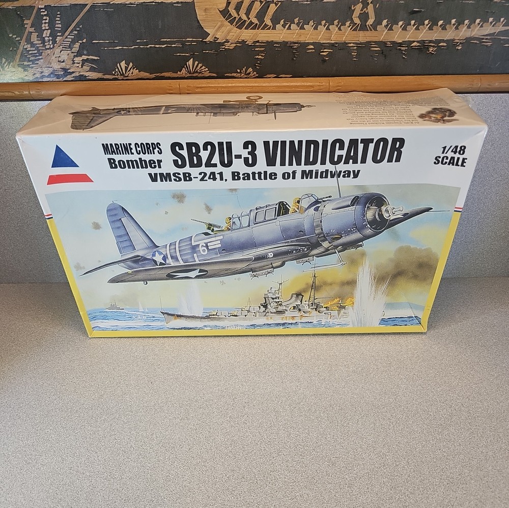 Accurate Miniatures 1/48 Scale SB2U-3 Vindicator VMSB-241 - Factory Sealed-image